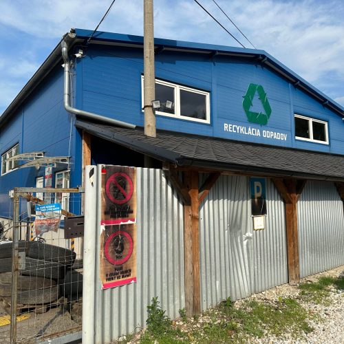 Technické zázemie a skladové priestory zberného dvora DASTET